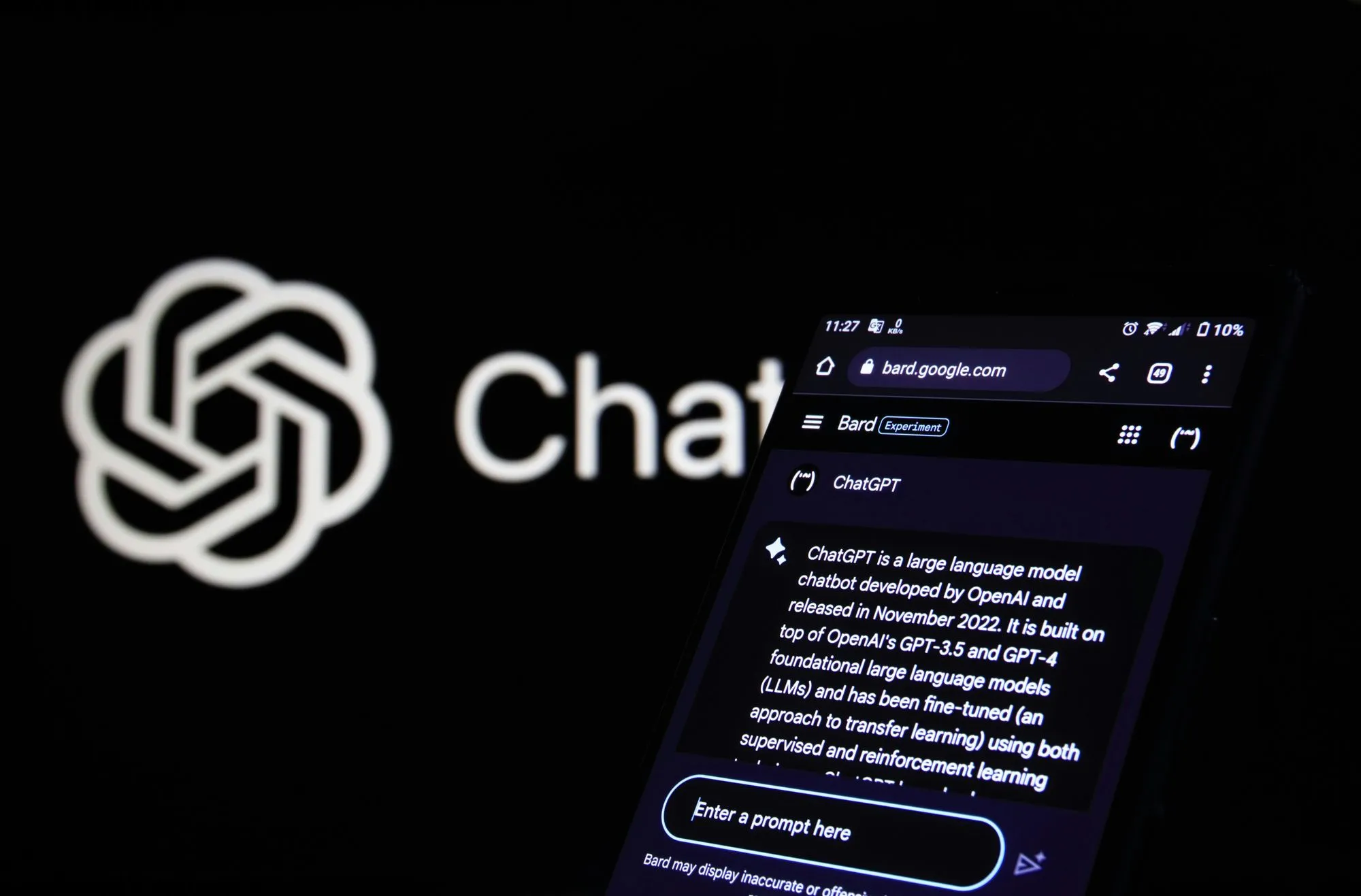 A secure looking chat